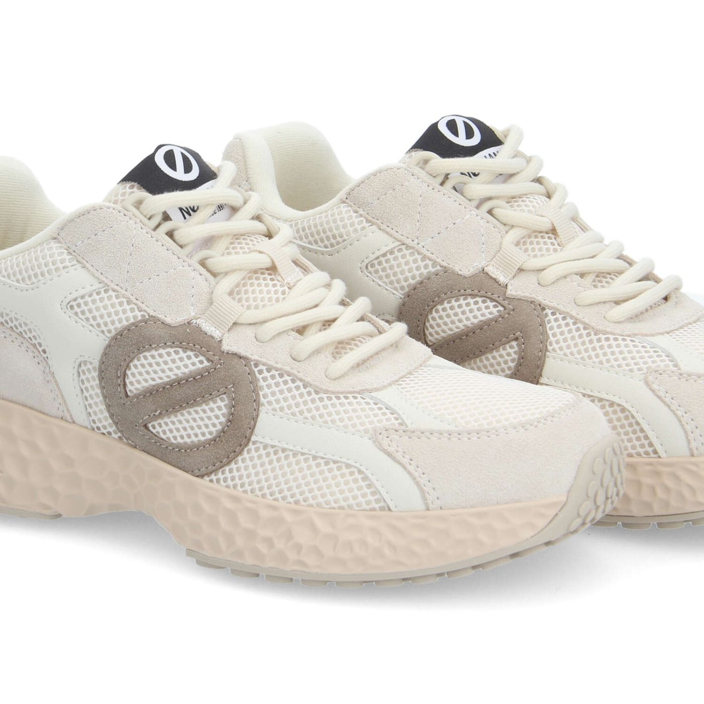 CARTER 2.0 RUNNER M - MESH/SUEDE/SUED - BLANC CASSE/BLANC/TAUPE